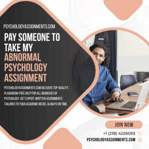 Pay Someone To Take My Abnormal Psychology Assignment